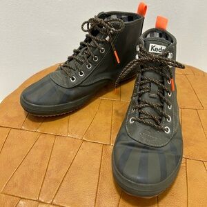 Keds Waterproof Green Lace-up Boots